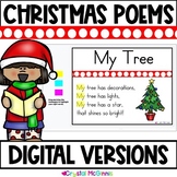 CHRISTMAS Sight Word Poems DIGITAL - GOOGLE SLIDES, POWERP