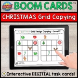 CHRISTMAS Spatial Relations Design Copying BOOM CARDS™