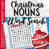 CHRISTMAS THEME NOUNS: Christmas Nouns Word Search 15 BOOM CARDS