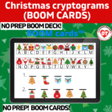 CHRISTMAS THEMED CRYPTOGRAM BOOM CARDS tm OT/SLP KEYBOARDI