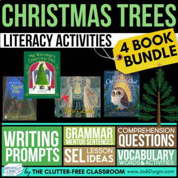 Preview of CHRISTMAS TREES READ ALOUD ACTIVITIES reading comprehension HOLIDAY picture book