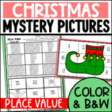 CHRISTMAS Place Value Mystery Pictures: Tens and Ones Chri