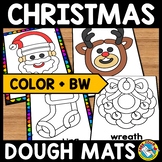 CHRISTMAS VOCABULARY PLAYDOUGH MAT FINE MOTOR SKILLS PRESC