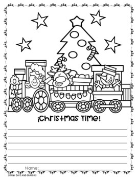 Preview of CHRISTMAS WRITING ACTIVITIES CHRISTMAS WRITING ORGANIZER CHRISTMAS WRITING PAPER