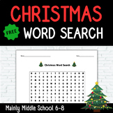 CHRISTMAS Word Search {FREEBIE}