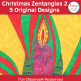 Christmas Coloring Zentangles 2