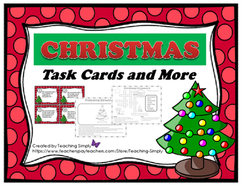 Christmas Literacy Activities by Teaching Simply | TPT