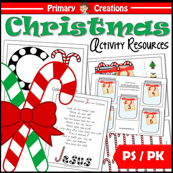 Christmas Activities for Preschool and PreK by Primary Creations by Mrs ...