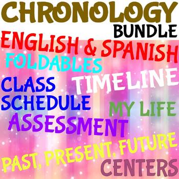 Preview of CHRONOLOGY BUNDLE - ENGLISH AND SPANISH