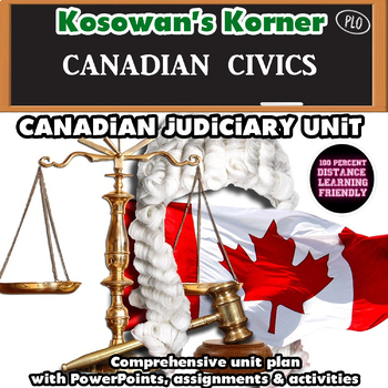 Preview of CHV2O - Civics - Unit Three: The Canadian Judiciary