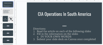 Preview of CIA Operations In South America