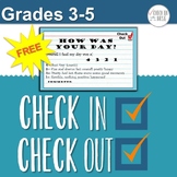 Check In Check Out Form 3rd-5th
