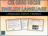 CIE IGCSE 0500 English Language Paper 1 Bundle