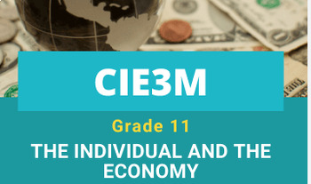 Preview of CIE3M-Grade 11-The Individual and the Economy-Full Course