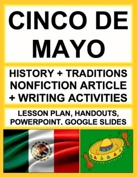 Preview of Cinco de Mayo | Printable & Digital Classroom Activities