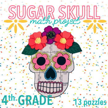 Preview of CINCO DE MAYO / DIA DE LOS MUERTOS ACTIVITY - SUGAR SKULL FOURTH GRADE