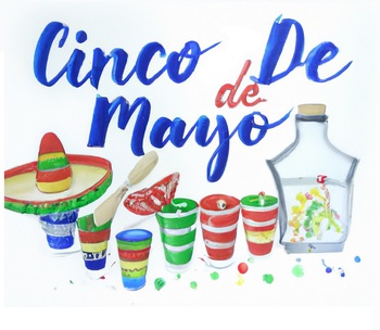 Preview of CINCO DE MAYO QUIZ ( IN ENGLISH AND SPANISH )