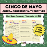 CINCO DE MAYO en ESPAÑOL || Texto + Actividades Lectura y 