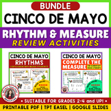 CINCO de MAYO Music Lesson Activities - Rhythm Worksheets 