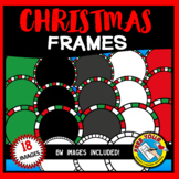CHRISTMAS CLIPART CIRCLE FRAMES & BORDERS COMMERCIAL USE T