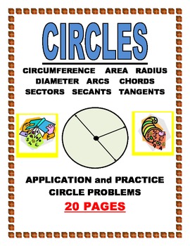 Preview of CIRCLES-ANGLES-ARCS-CHORDS-SECANTS-TANGENTS