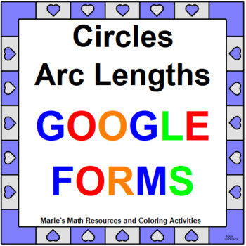 Arc Length Circle Worksheets Teaching Resources Tpt