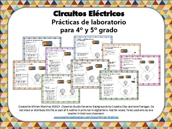 Preview of CIRCUITOS ELÉCTRICOS. PRÁCTICAS DE LABORATORIO / Electric circuits Spanish labs