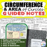 CIRCUMFERENCE & AREA of CIRCLES Doodle Math - Interactive 