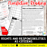 CITIZEN'S RIGHTS and Responsibilities Differentiated Readi