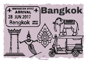 Preview of CITY SERIES: BANGKOK, THAILAND GEOGRAPHY WRITING PRINTABLE TASK CARDS
