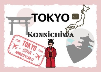 Preview of CITY SERIES: TOKYO, JAPAN GEOGRAPHY WRITING PRINTABLE TASK CARDS