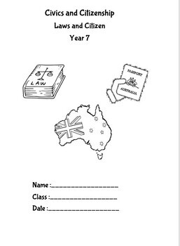 Preview of CIVICS AND CITIZENSHIP YEAR 7 AUSTRALIAN - LAWS AND CITIZEN