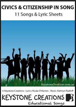 Preview of 'CIVICS & CITIZENSHIP IN SONG' ~ 11 Curriculum-Aligned Songs l Distance Learning