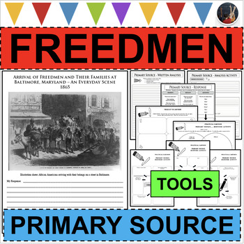 Preview of FREEDMEN CIVIL WAR African American Black History PRIMARY SOURCE ACTIVITY