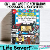 CIVIL WAR & More: 4th-5th Grade Social Studies INTERACTIVE