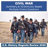 CIVIL WAR UNIT REVIEW & Stimulus Based Multiple Choice for