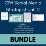 CIW Social Media Strategist Unit 2 BUNDLE
