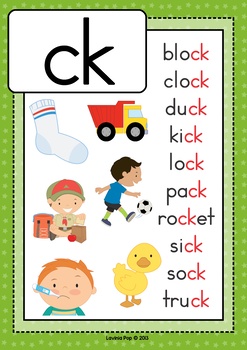 CK Consonant Digraph Games-Activities-Worksheets by Lavinia Pop | TpT