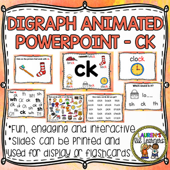 Preview of CK Digraph Activities Powerpoint