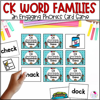 Preview of CK Digraph with Short Vowels Phonics Game