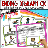 CK Digraph with Short Vowels Write the Room Phonics Activity