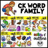 CK Word Family Clip Art Bundle