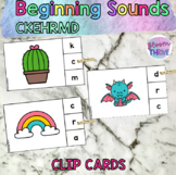 CKEHRMD Literacy Center Beginning Sound Clip Cards