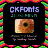 CKFonts Bundle 100 Sweet Fonts for Teachers (Commercial Use)