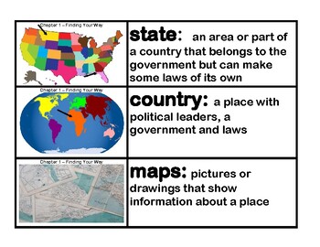 Preview of CKHG - History and Geography Grade 1 - Unit 1 Continents, Countries, and Maps