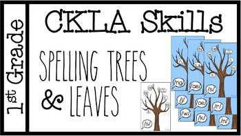Preview of CKLA Skills- 1st Grade-Spelling Trees and Leaves