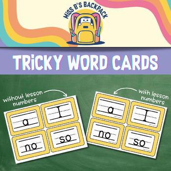 Preview of CKLA 1st Grade Tricky Word Cards