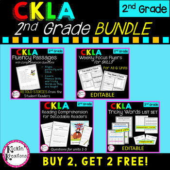 Preview of CKLA 2nd Grade Skills Weekly Focus Flyer