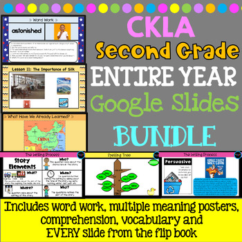 Preview of CKLA 2nd Grade WHOLE YEAR BUNDLE Skills and Domains
