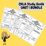 CKLA 3rd Grade Unit 1 Study Guide Bundle